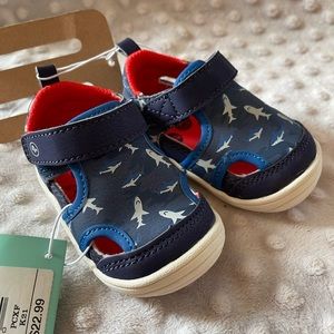 NWT Surprize by Stride Rite Shark Sandals